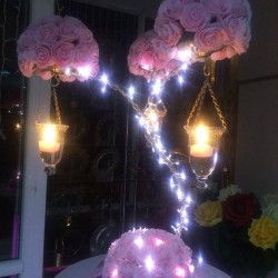 Ledli Tiffany Şamdan